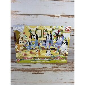 Bluey's Family Christmas Surprise Pack Advent Calendar 24 Gifts Open Box – Used
